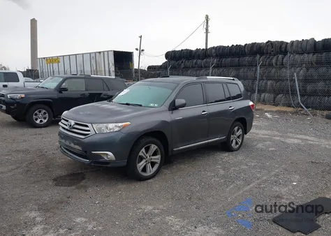 2013 Toyota Highlander Limited V6 z USA, uszkodzony, nr VIN 5TDDK3EH6DS224985